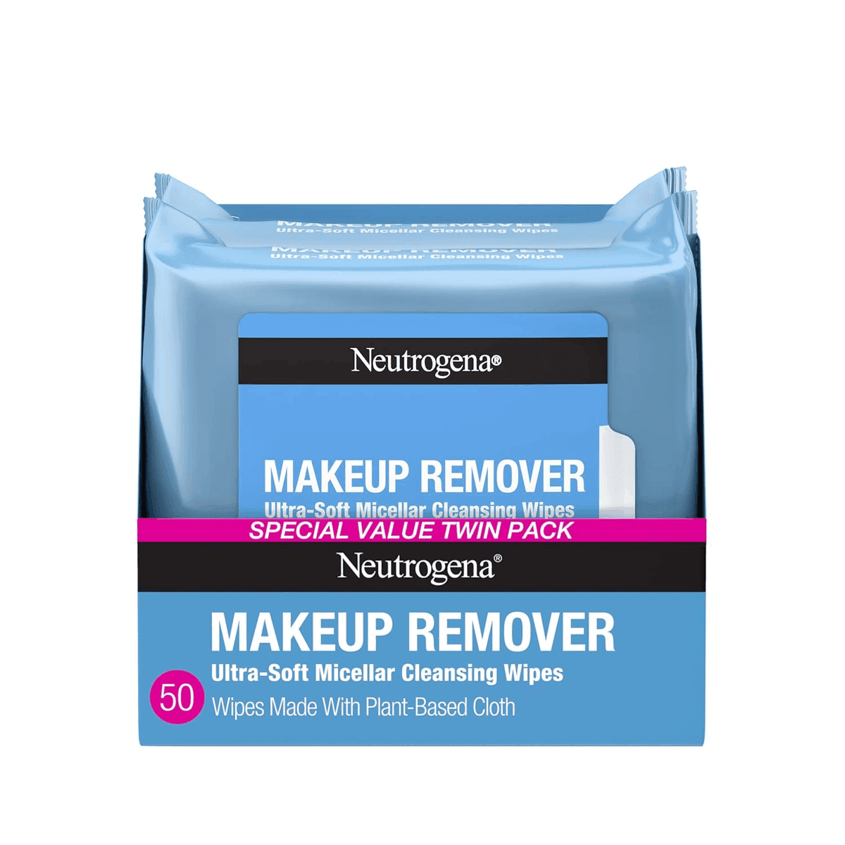 Neutrogena Makeup Remover Micellar Wipes, 50 Count