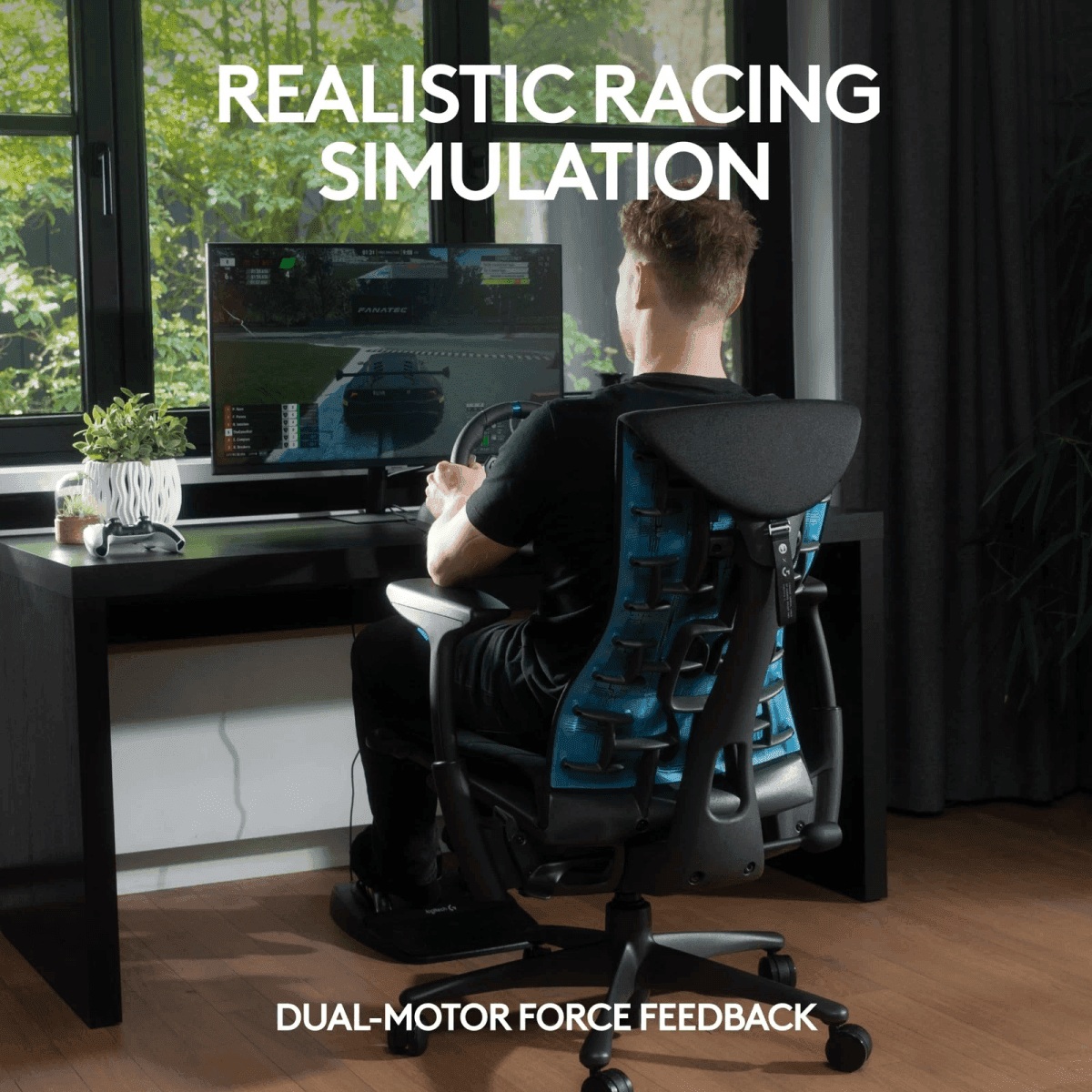Refurbished Logitech G29 Driving Force Racing Wheel and Pedals image 2