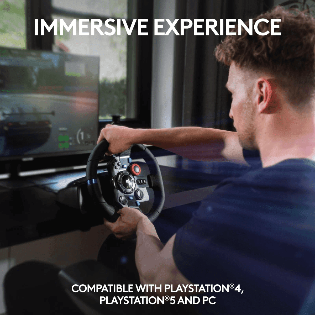 Refurbished Logitech G29 Driving Force Racing Wheel and Pedals image 3