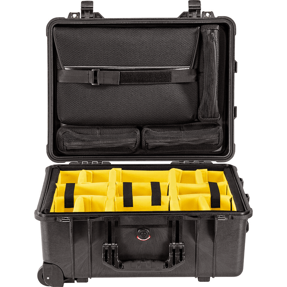 Pelican 1560SC Studio Case with Yellow Dividers image 2