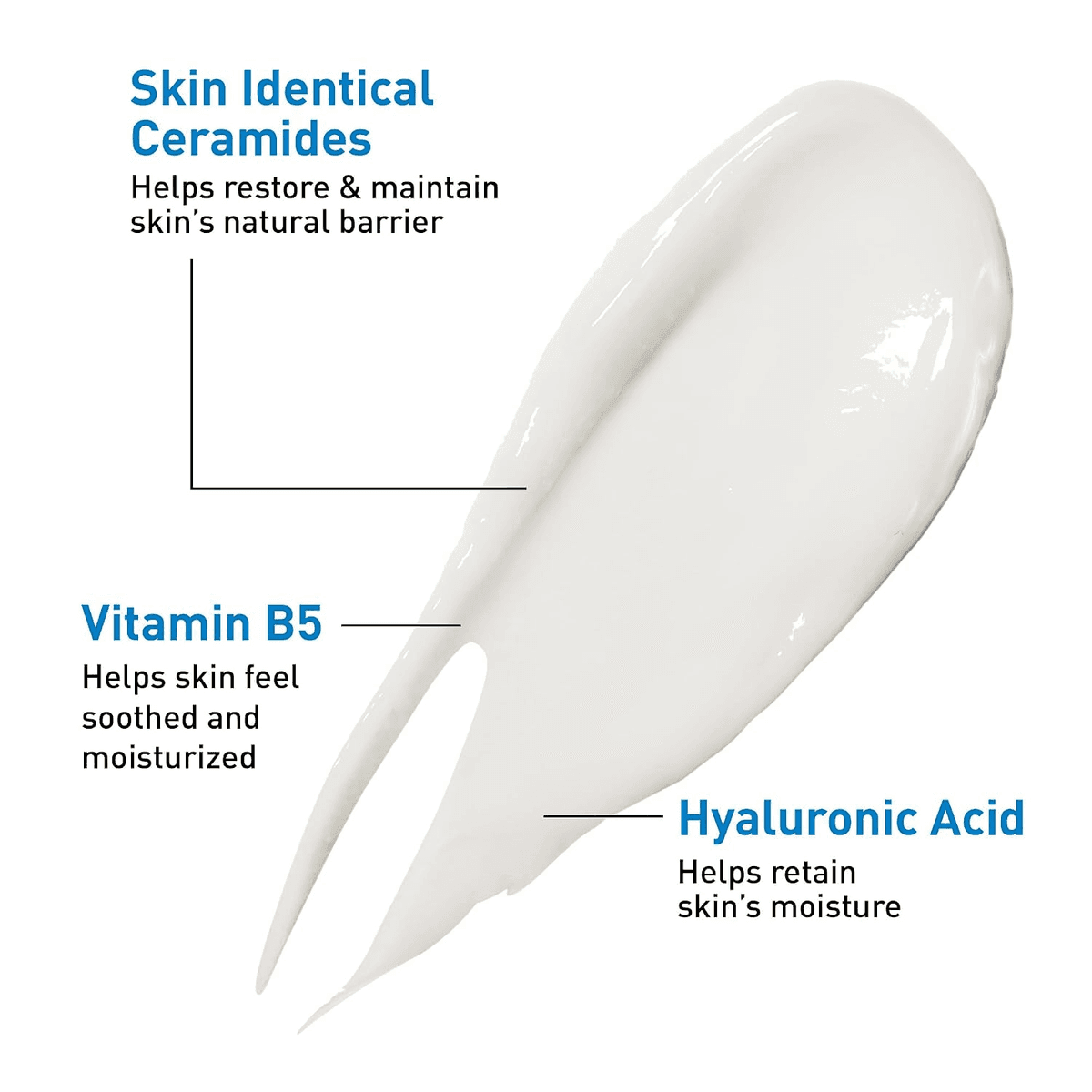 CeraVe Hydrating Hyaluronic Acid Face Serum, 1 oz image 3