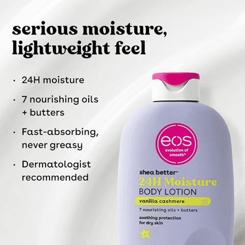 eos Shea Better Body Lotion Vanilla Cashmere, 16 fl oz image 5