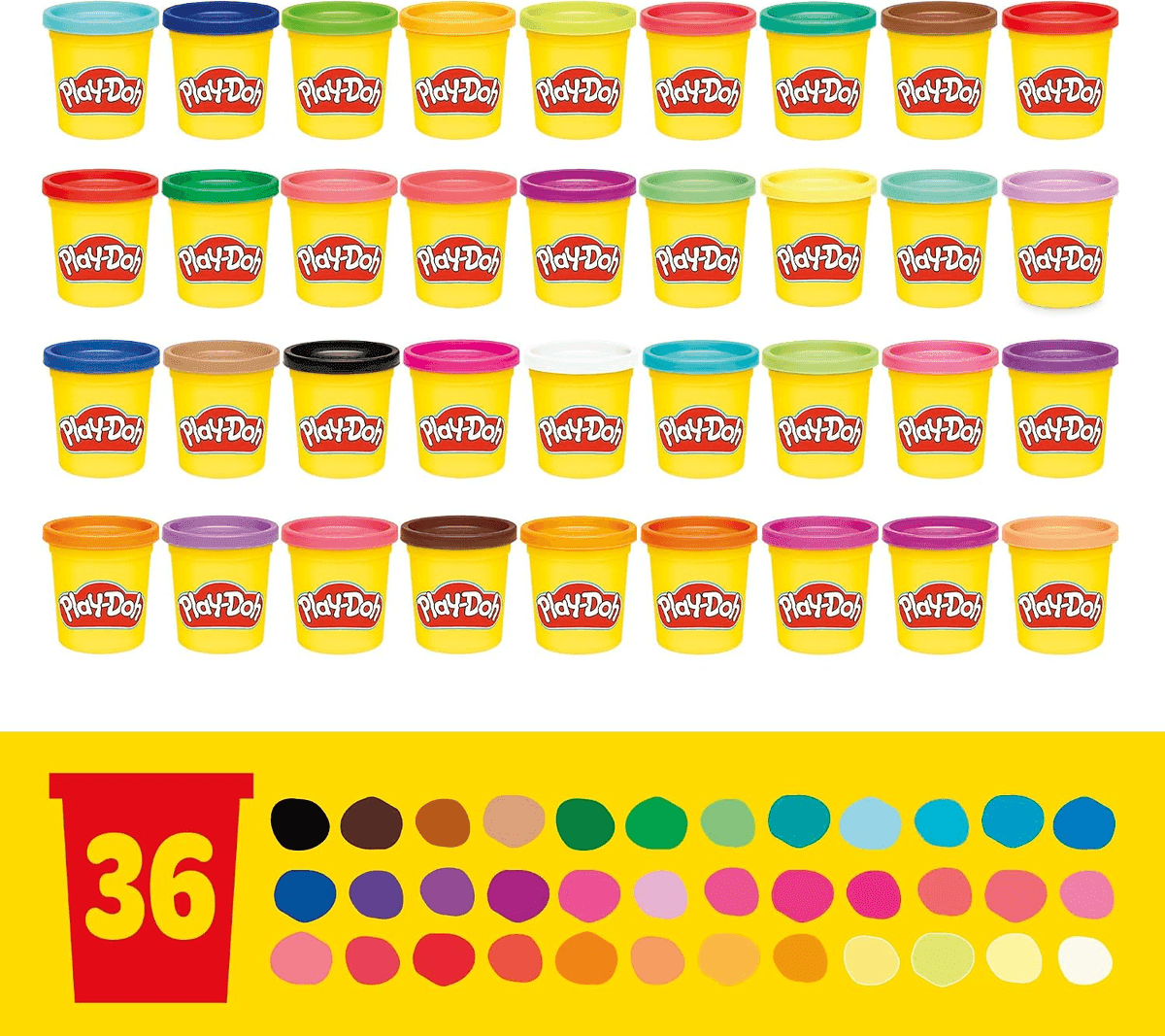 Play-Doh Modeling Compound 36-Pack of Assorted 3-Ounce Cans image 2