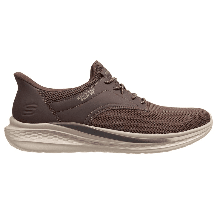 Skechers Men's Hands-Free Swift Fit Sneaker (Brown) image 2