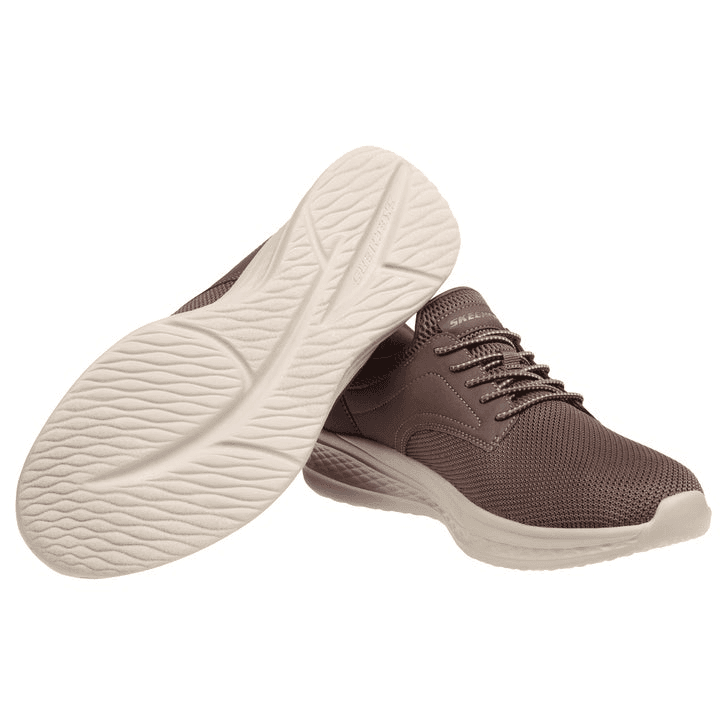 Skechers Men's Hands-Free Swift Fit Sneaker (Brown) image 5
