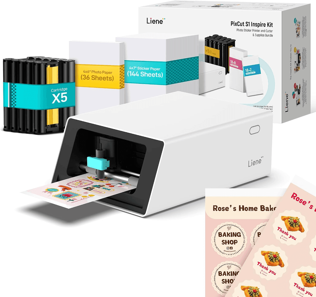 Liene PixCut S1 Inspire Kit Sticker Printer and Cutter