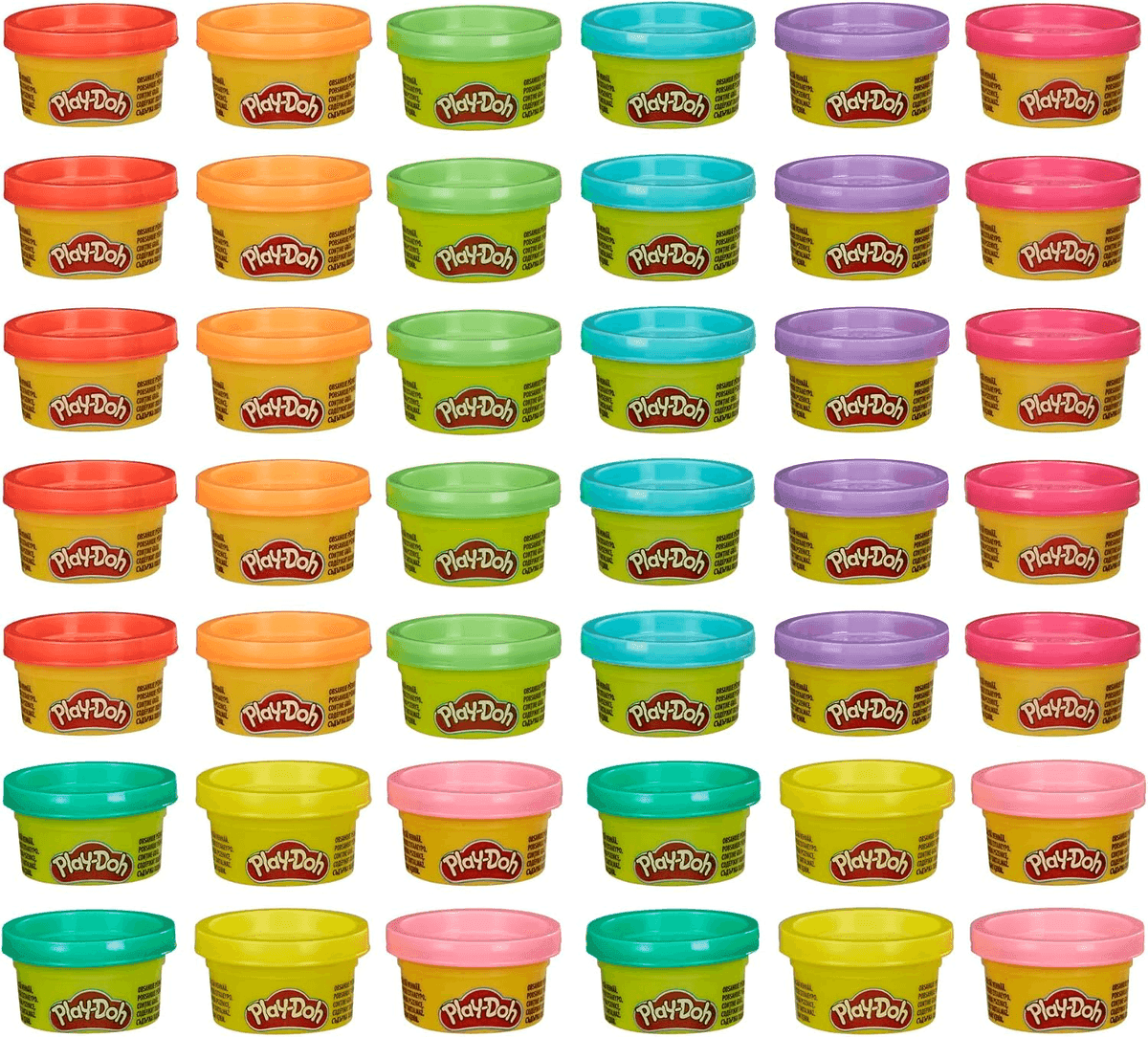 Play-Doh Bulk Handout 42-Pack of 1-Ounce Modeling Compound Cans
