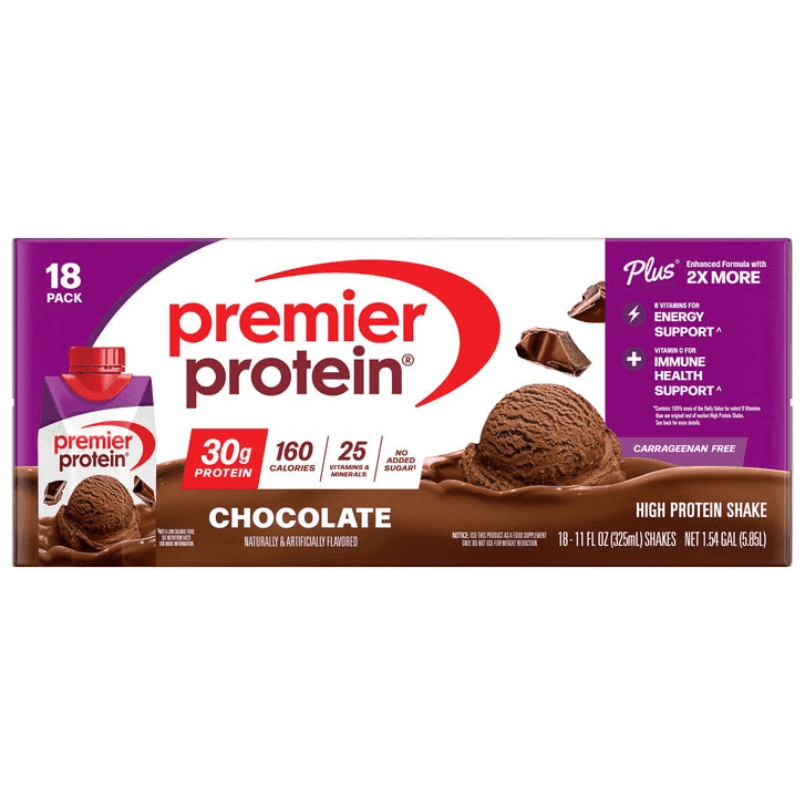 Premier Protein 30g Chocolate Shakes, 11 fl oz, 18-Pack image 2
