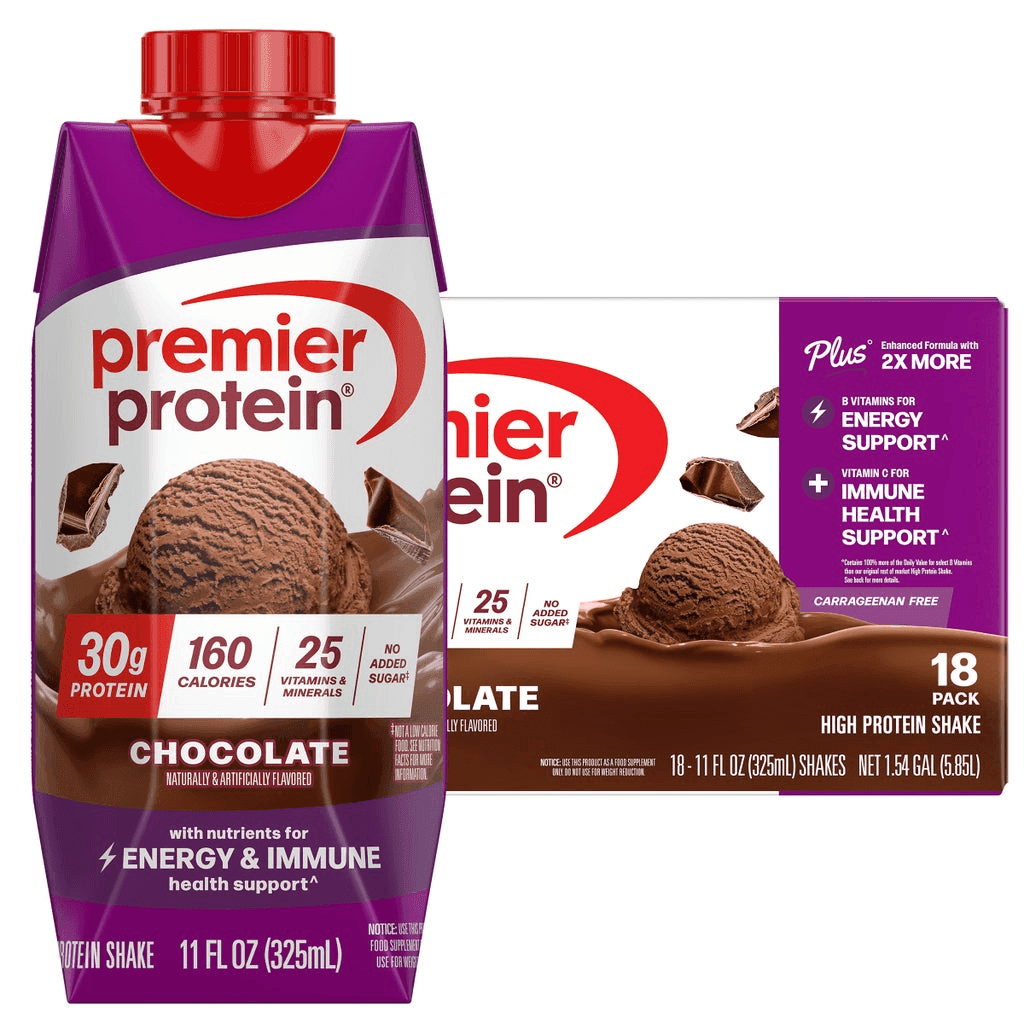 Premier Protein 30g Chocolate Shakes, 11 fl oz, 18-Pack