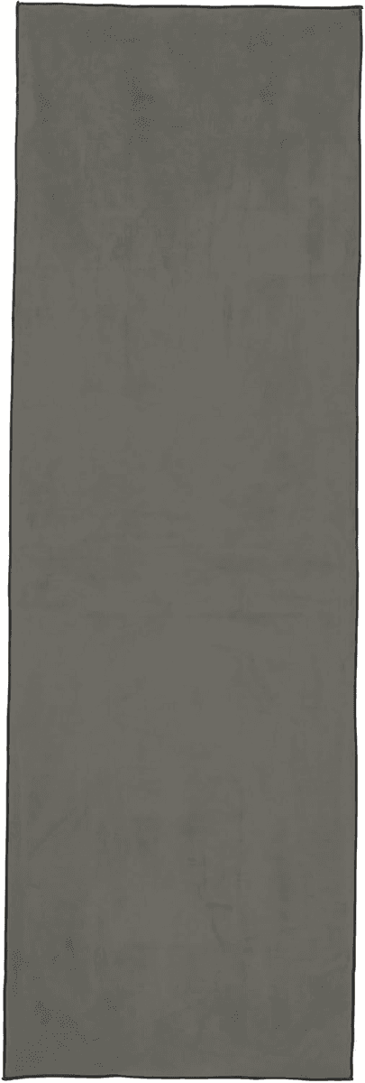 Amazon Basics Hot Yoga Mat Towel, Gray, 74 x 24 inches image 4