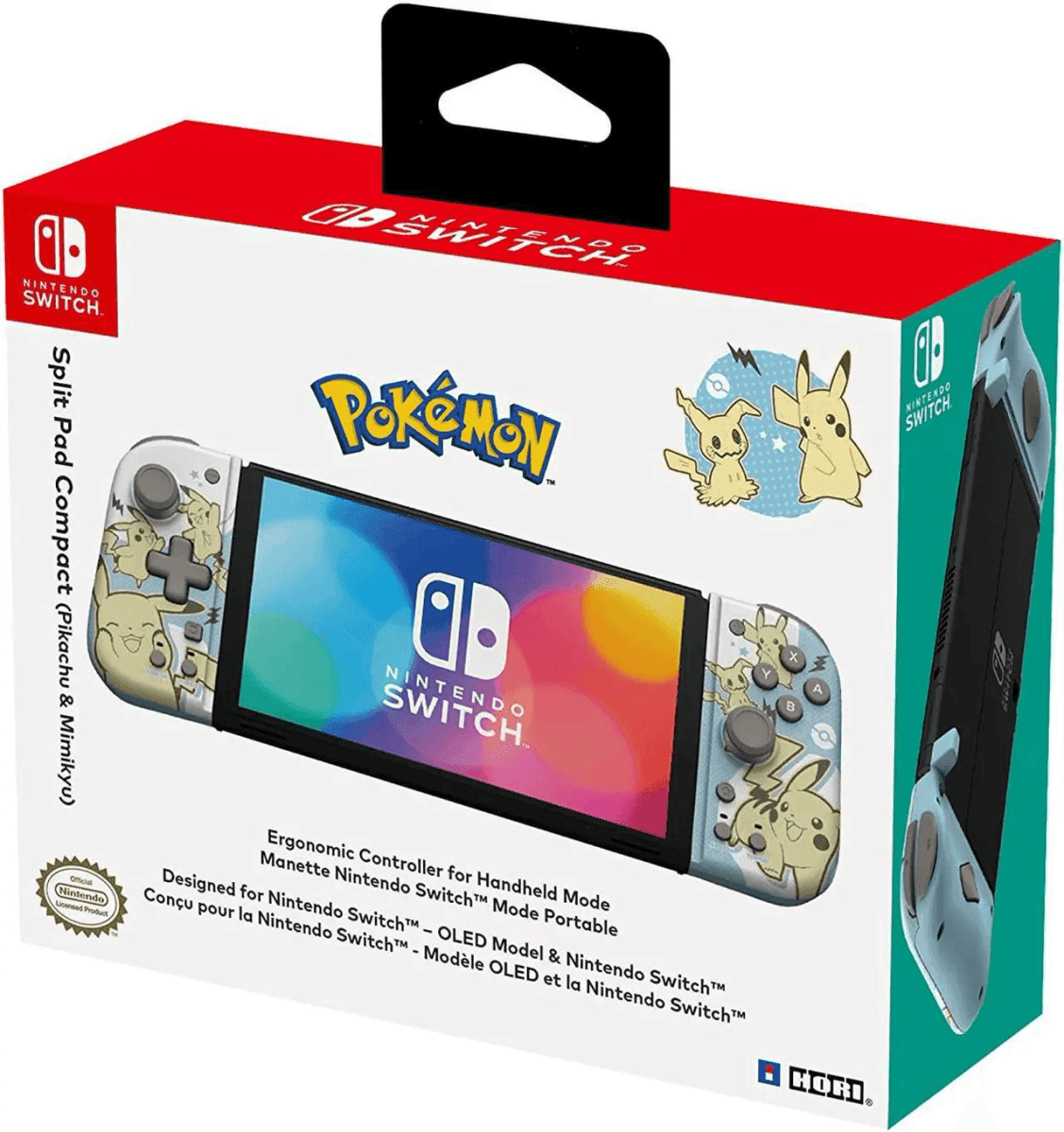 HORI Nintendo Switch Split Pad Compact - Pikachu & Mimikyu image 5