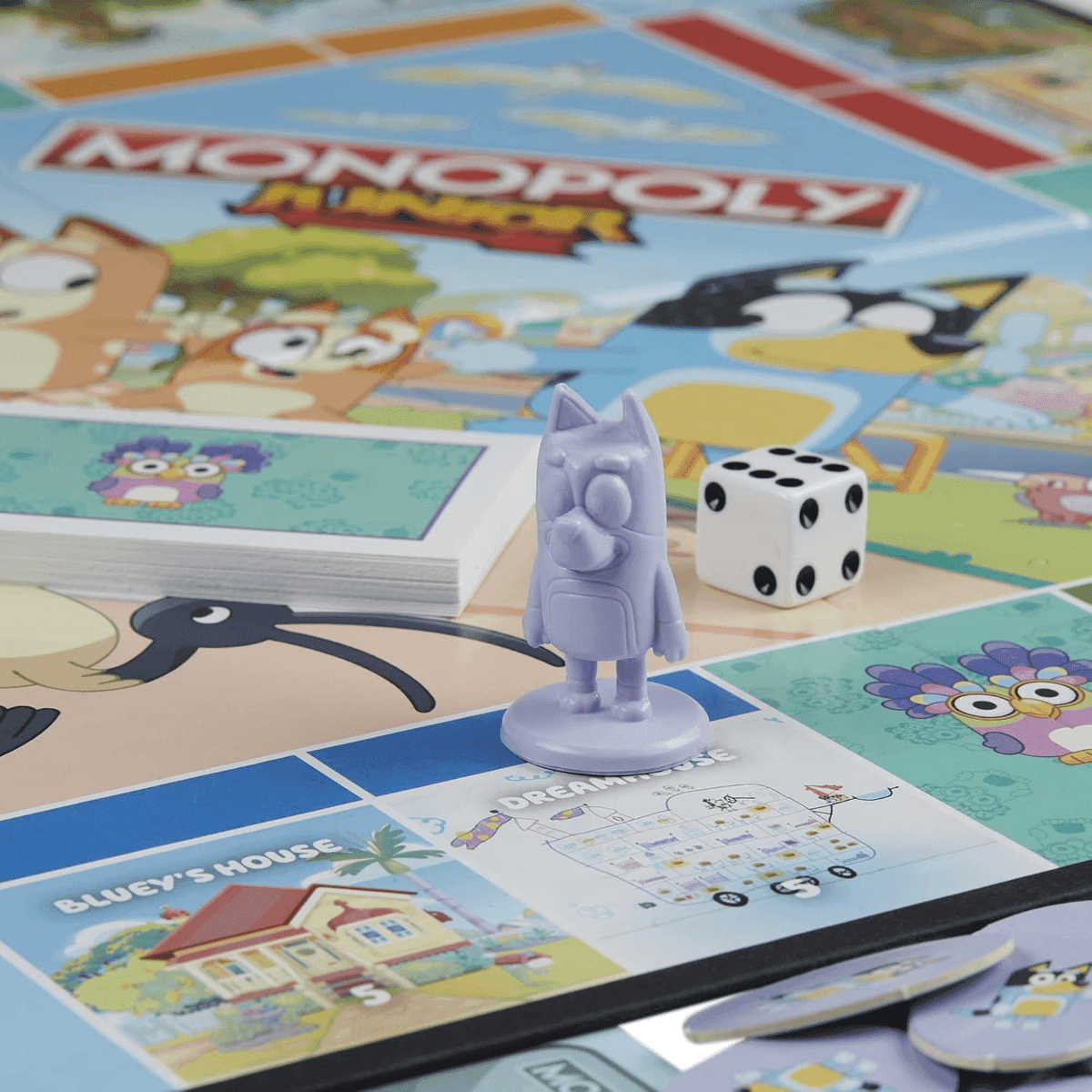 Hasbro Monopoly Junior Bluey Edition Board Game image 4