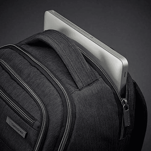 Samsonite Modern Utility Double Shot Laptop Backpack, Charcoal Heather image 4