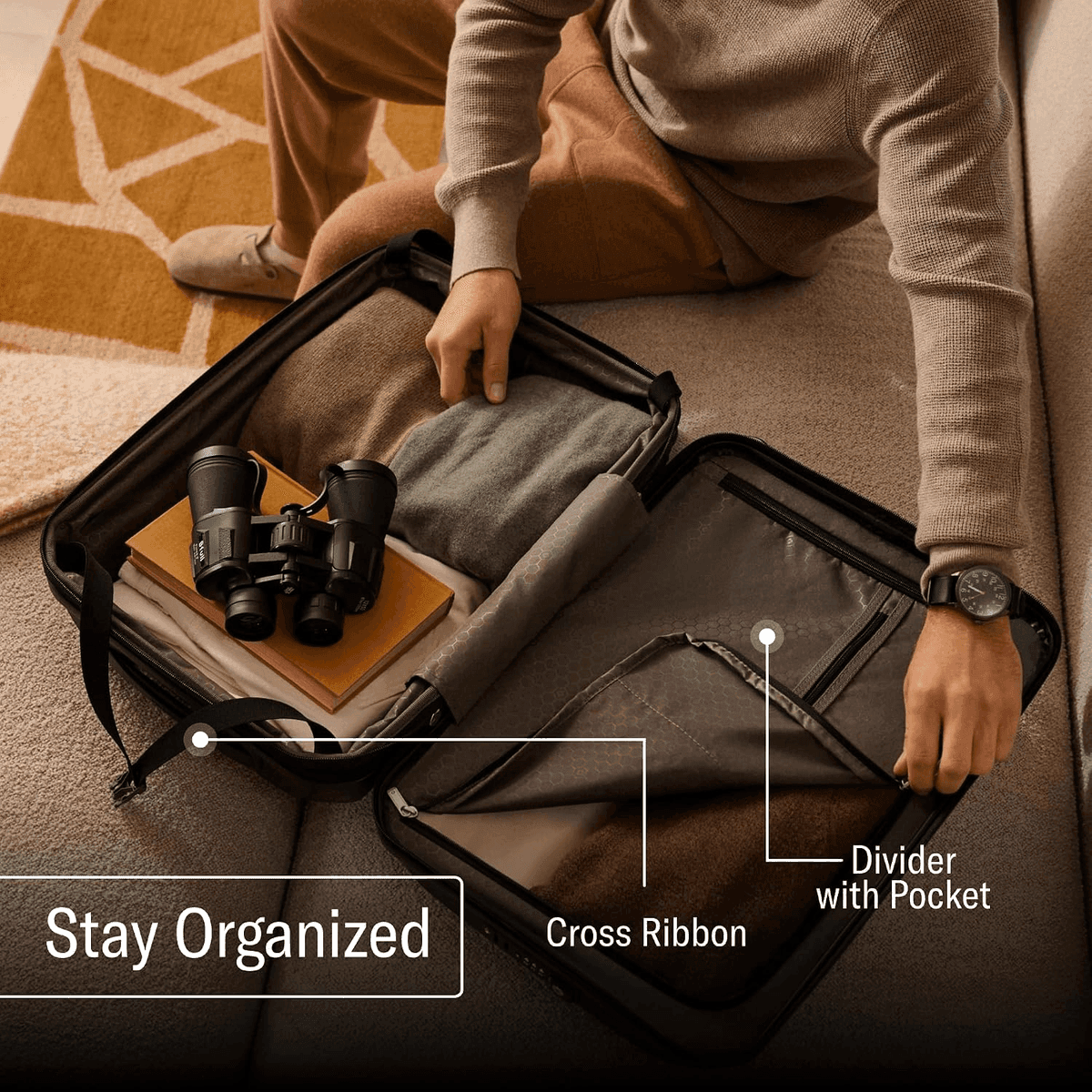 Samsonite Freeform 21-Inch Hardside Carry-On Luggage - Navy image 5