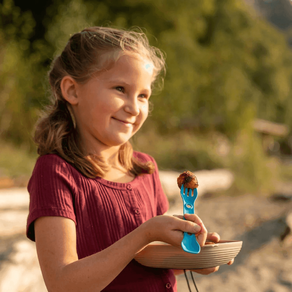 UCO ECO Utility Spork 2-Pack - Berry/Mustard image 2