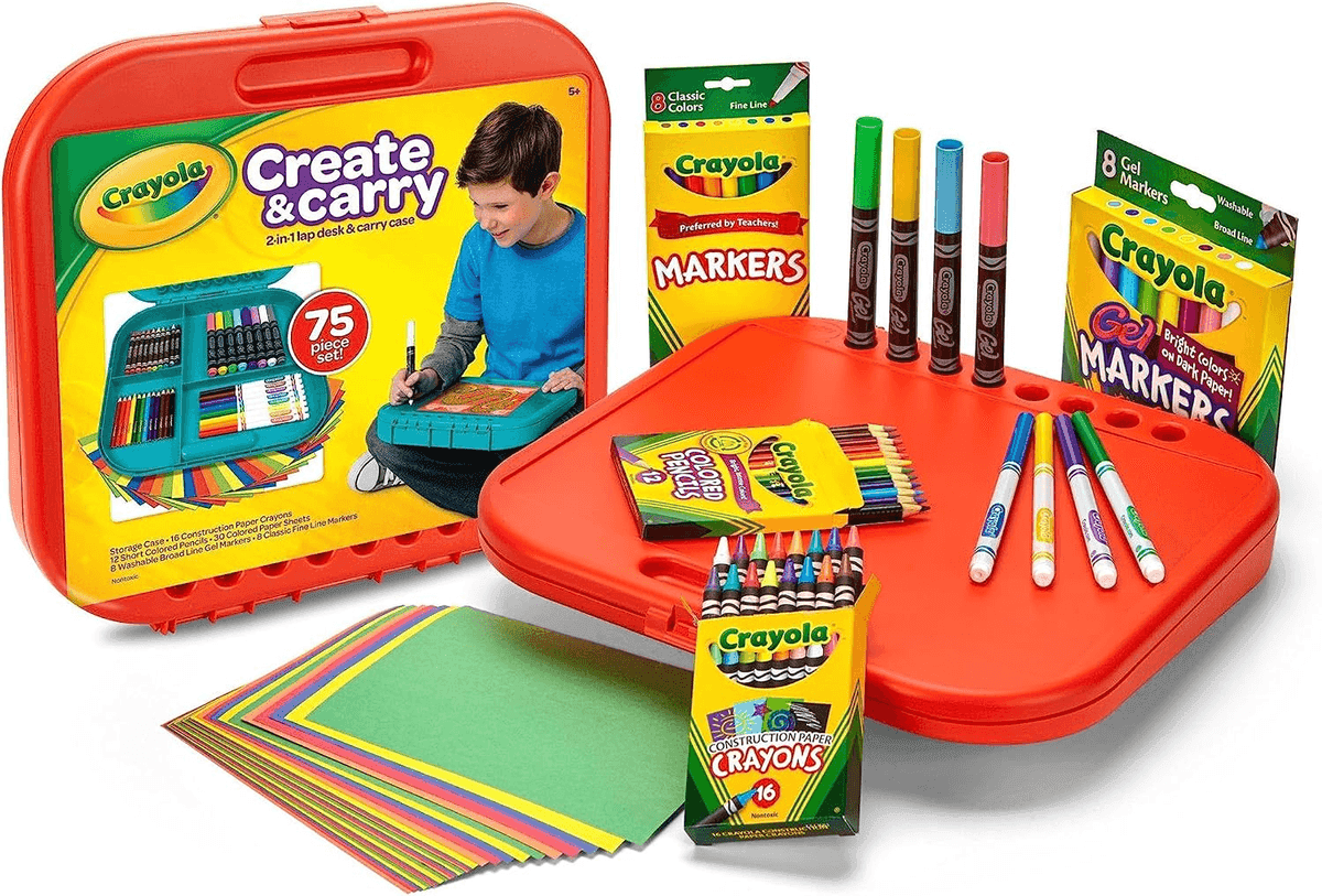 Crayola Create 'N Carry 75-Piece Travel Art Set image 2