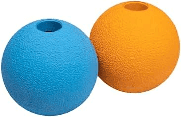 Amazon Basics 3-Inch Rubber Dog Toy Balls 2-Pack
