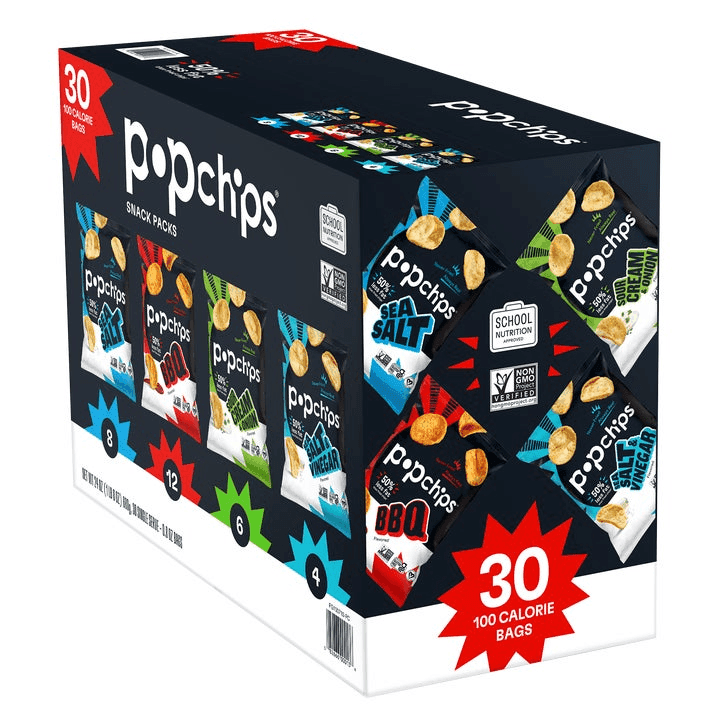 Popchips Potato Chips Snack Packs Variety Pack 30-Count image 2