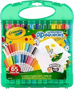 Crayola Pip-Squeaks Washable Marker Set - 65 Pieces