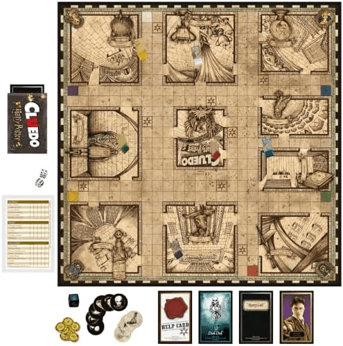 Hasbro Gaming Clue Wizarding World Harry Potter Edition Board Game image 4
