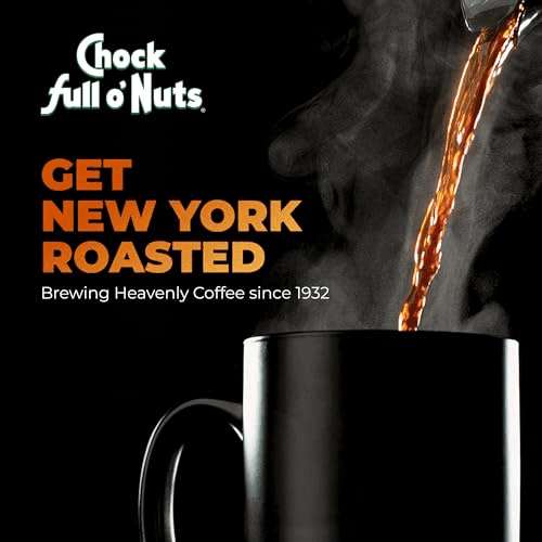 Chock Full o' Nuts New York Roast Ground Coffee, 30.5 oz image 2