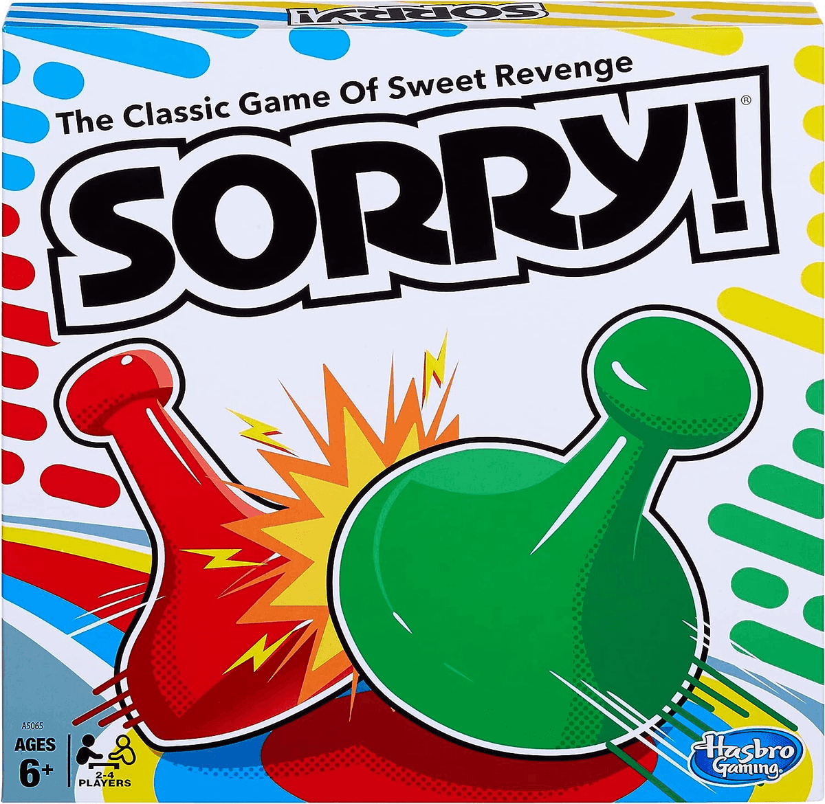 Hasbro Gaming Sorry! Classic Board Game for Ages 6 and Up