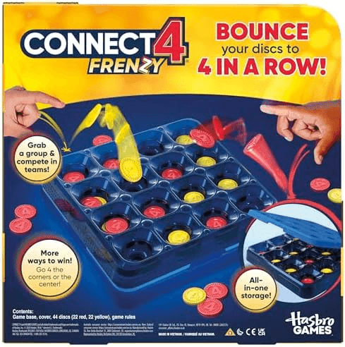 Hasbro Gaming Connect 4 Frenzy Disc-Bouncing Game image 3