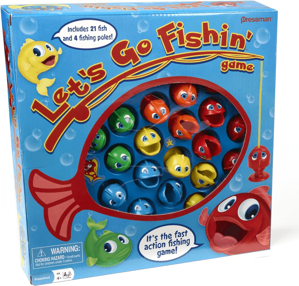 Pressman Let's Go Fishin' Game for 1-4 Players