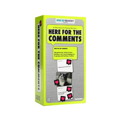 Here For The Comments Card Game