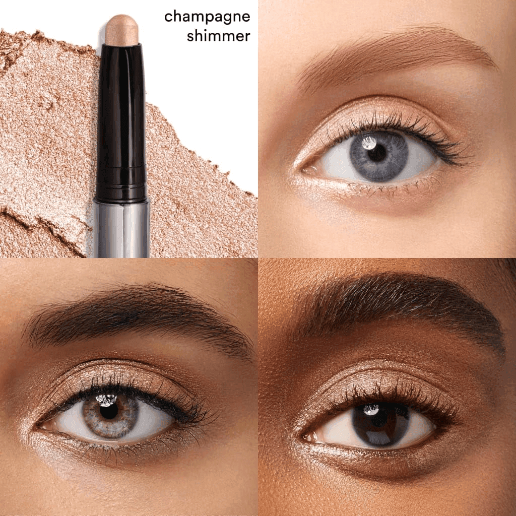 Julep Eyeshadow 101 Crème-to-Powder Stick, Champagne Shimmer image 2