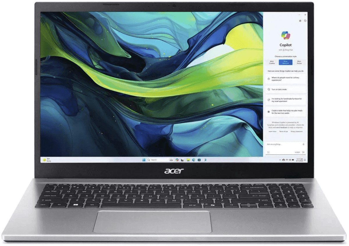Acer Aspire Go 15 Ryzen 7 Laptop, 48GB RAM, 512GB SSD image 2