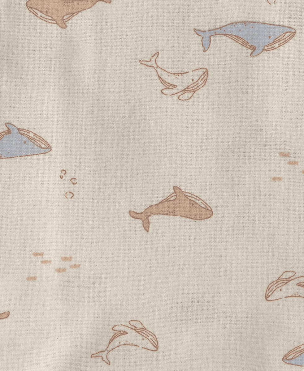 Carter's Baby Boys' Whale Receiving Blankets, 4-Pack image 2