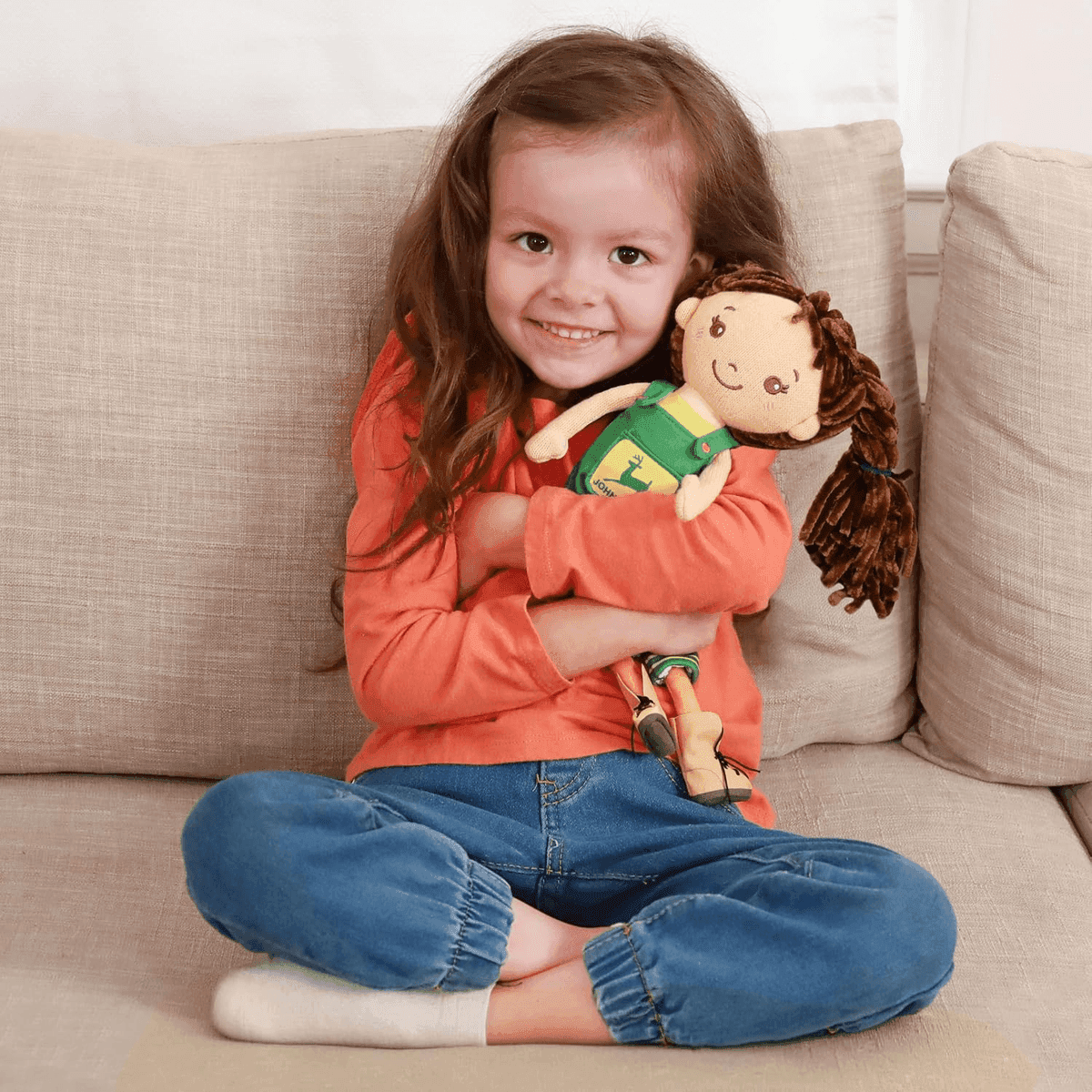 John Deere 12-Inch Soft Body Doll, Brunette image 2