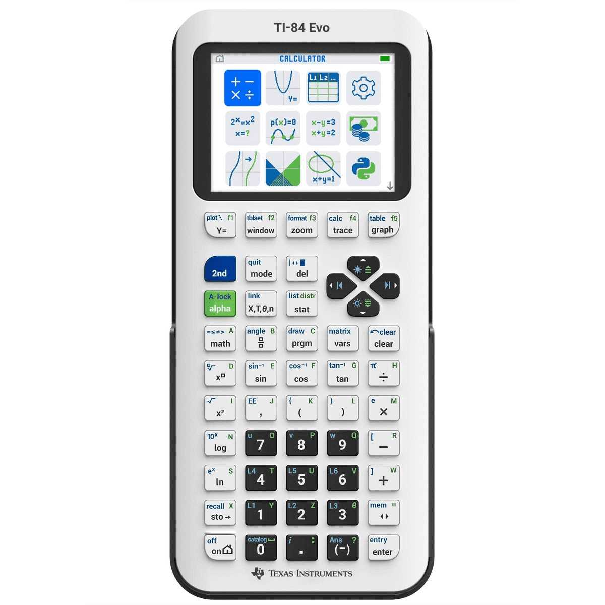 Texas Instruments TI-84 Evo Graphing Calculator - Standard White image 2