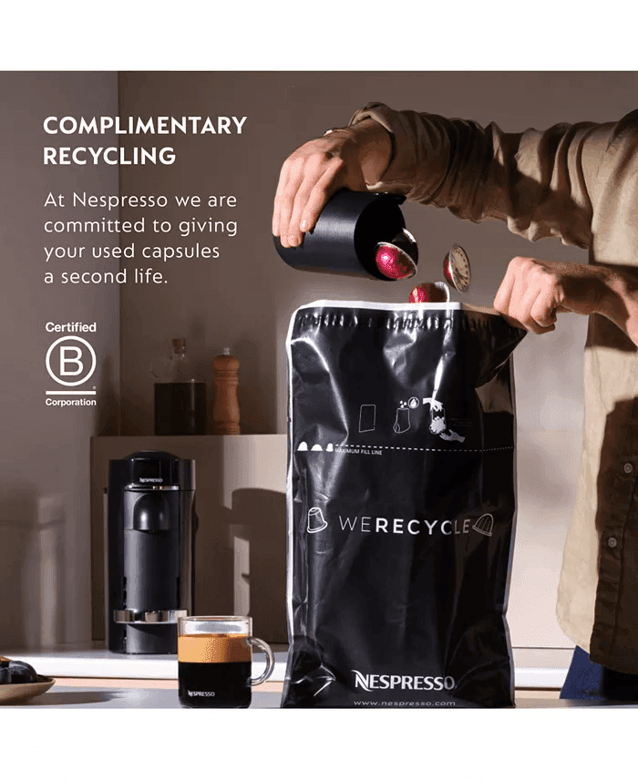 Nespresso Vertuo Next Coffee & Espresso Maker with Aeroccino3 image 3