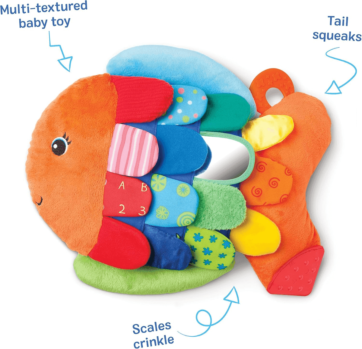Melissa & Doug K's Kids Flip Fish Sensory Baby Toy image 5