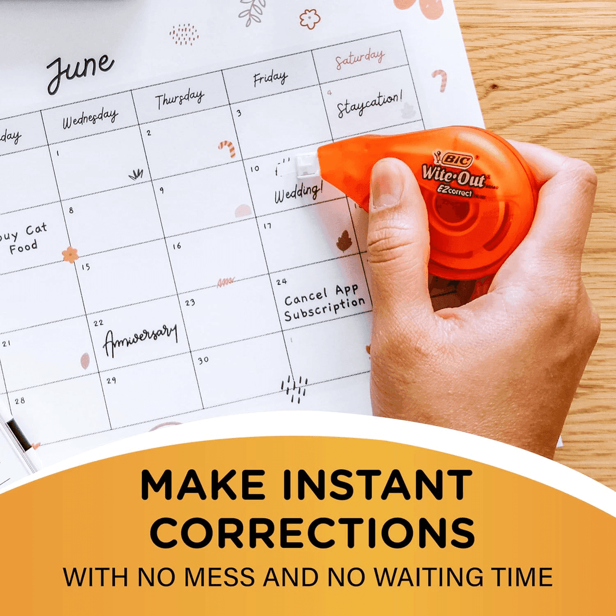 BIC Wite-Out EZ Correct Correction Tape, 10-Count image 2