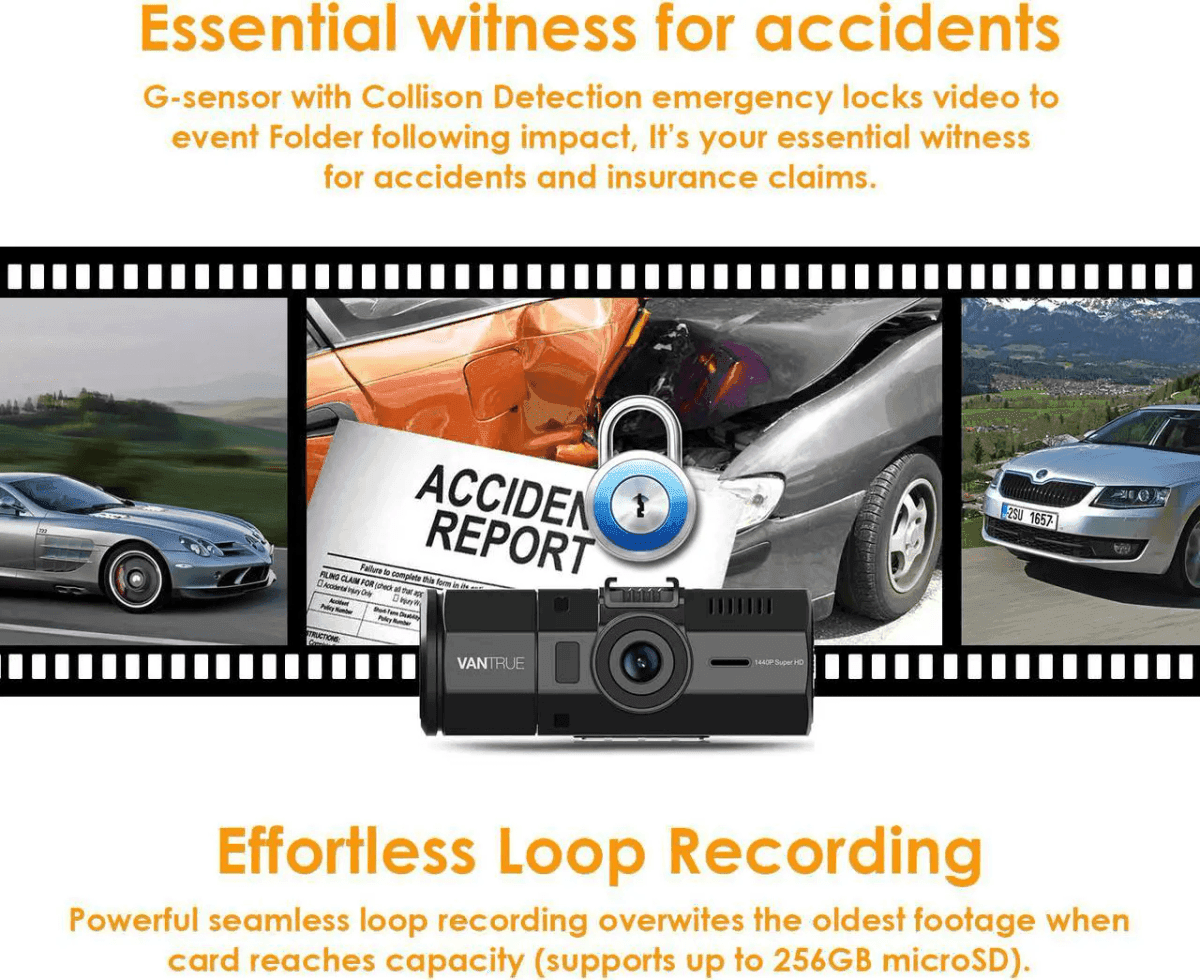 Vantrue N2 Pro Dual Dash Cam image 4