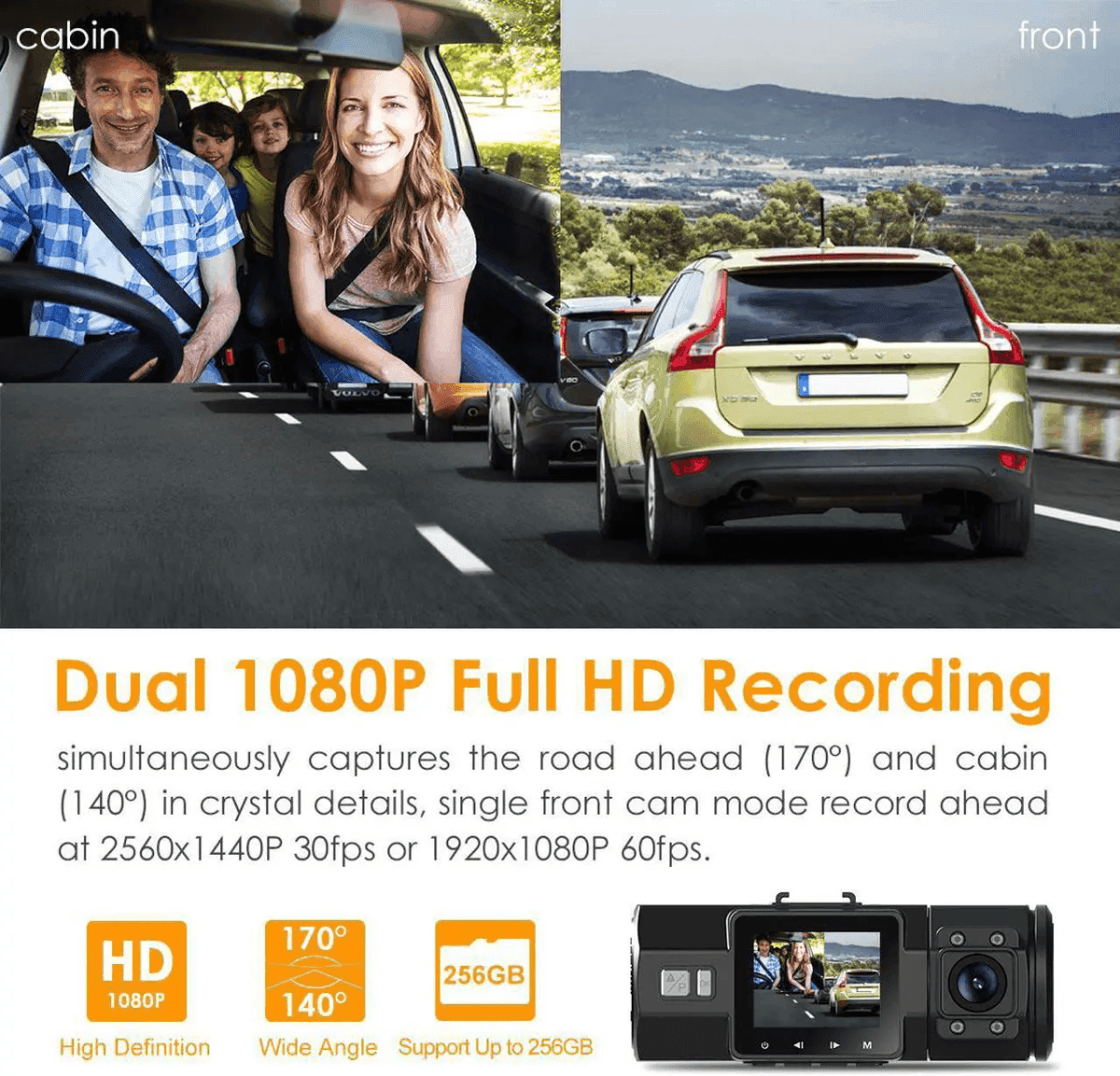 Vantrue N2 Pro Dual Dash Cam image 3