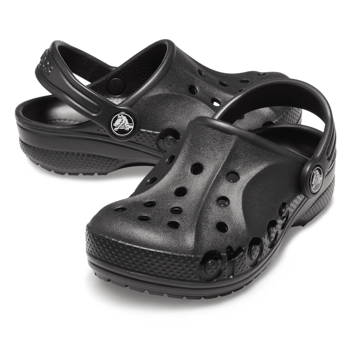 Crocs Kids Baya Clogs, Black, Size C12 image 2