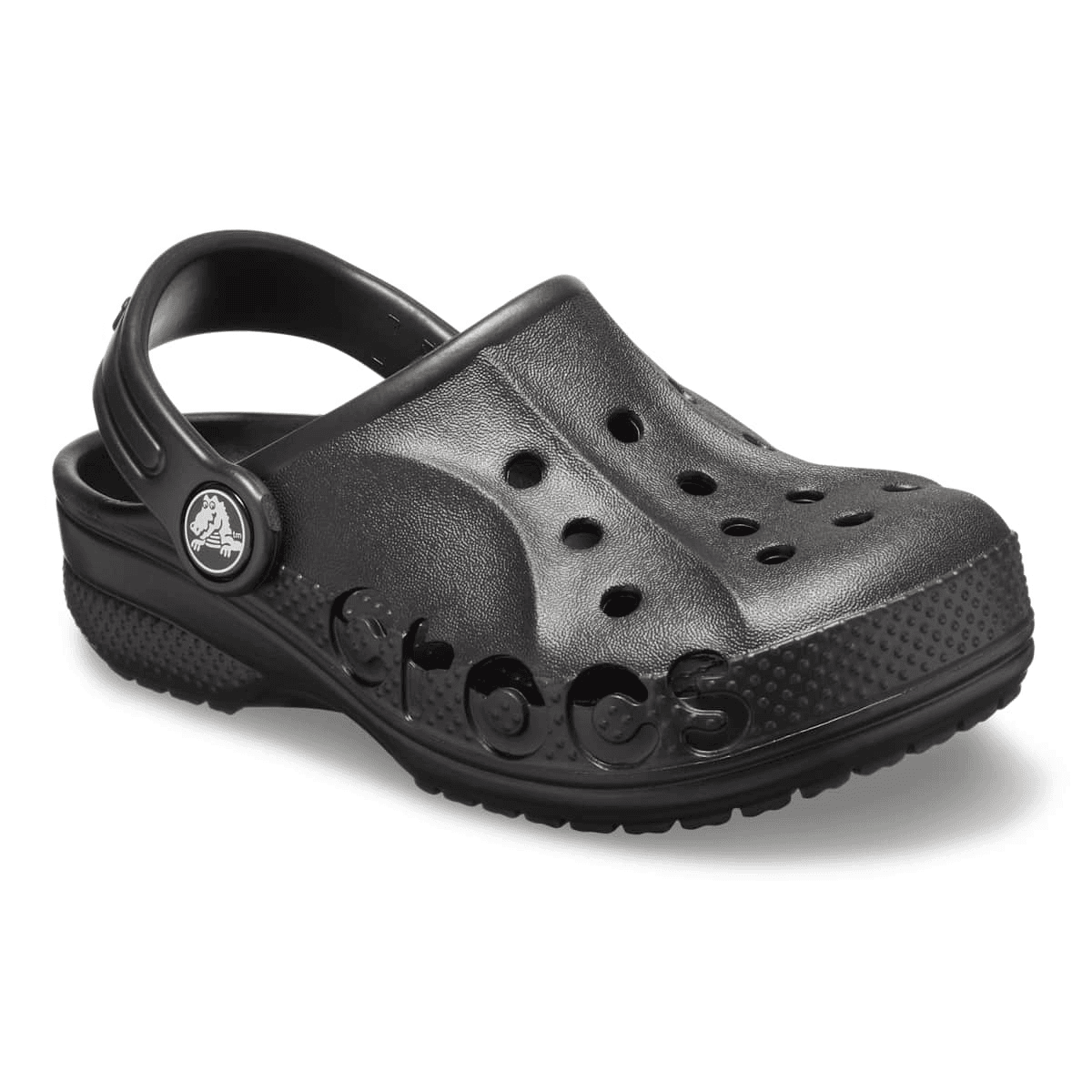 Crocs Kids Baya Clogs, Black, Size C12 image 5