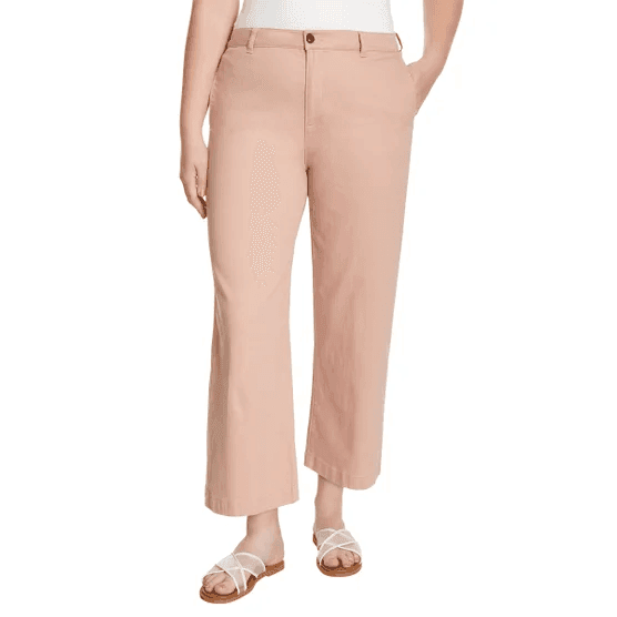 Ella Moss Women's Wide-Leg Crop Pants - Pink image 4