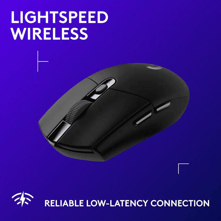 Logitech G305 LIGHTSPEED Wireless Gaming Mouse - Black image 2