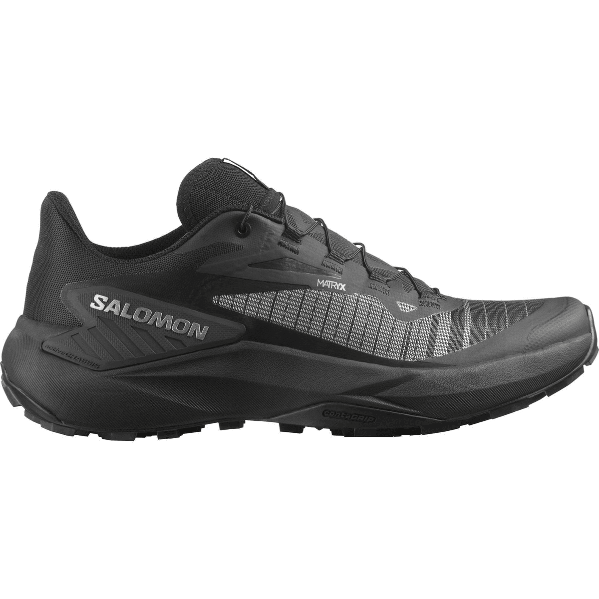 Salomon Genesis Men's Trail-Running Shoes - Black, Size 10