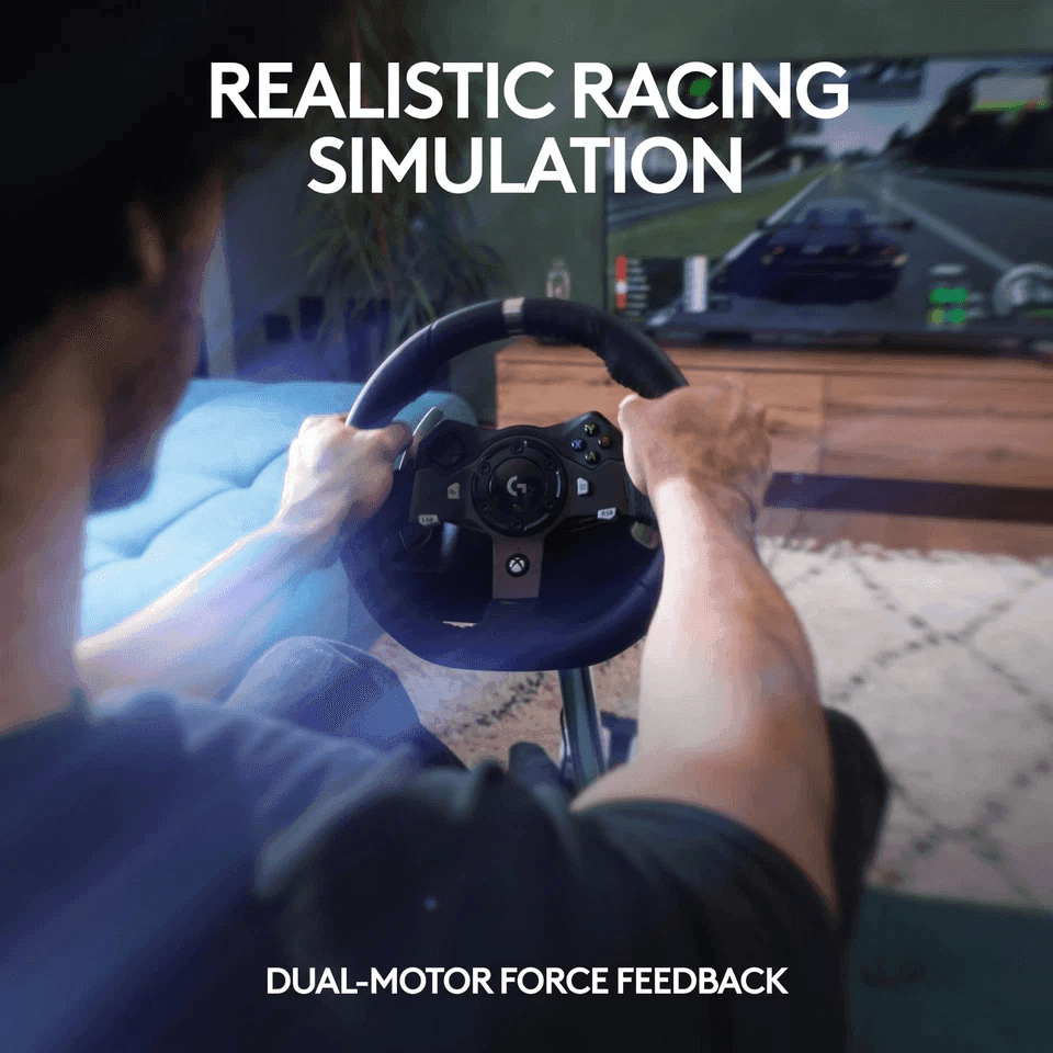 Logitech G920 Racing Wheel & Pedals - Good Refurbished image 2