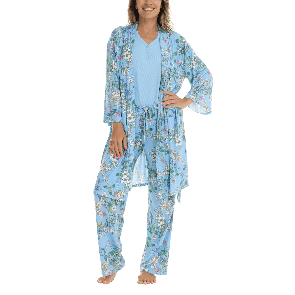 Flora Nikrooz Women's 3-Piece Pajama Set image 2