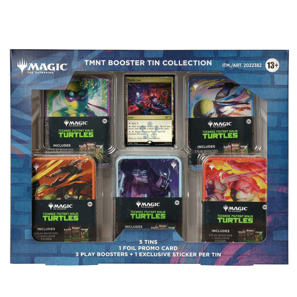 Magic: The Gathering x Teenage Mutant Ninja Turtles 5-Tin Booster Collection